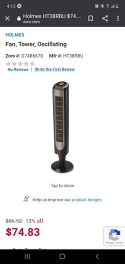 HOLMES Fan, Tower, Oscillating