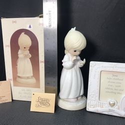 Precious Moments Figurine #102903 “We Are All Precious In His Sight” and BONUS