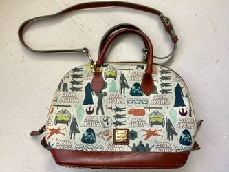 Dooney & Bourke Disney Star Wars Satchel Handbag Removable Adjustable Strap Crossbody Shoulder Purse Preowned