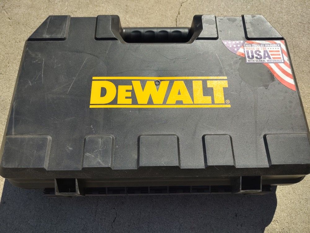 DeWalt hammer drill box.