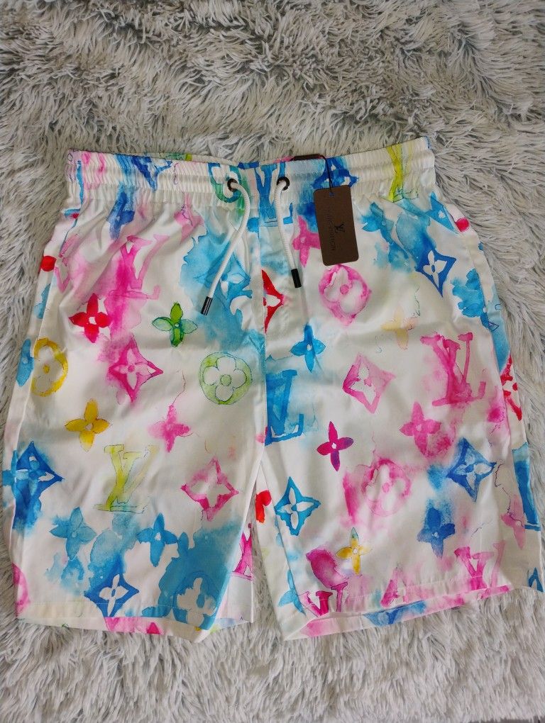 SHIPPING ONLY, LV SHORTS π©³ SWIMMING TRUNK SIZE L