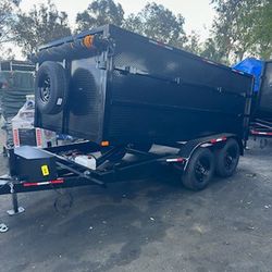 2024 Dump Trailer 12ft Fully Loaded