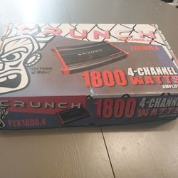 CRUNCH 1800 Watt 4-channel Amplifier Pzx1800.4