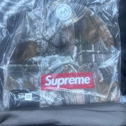 Supreme Box Logo Beanie Realtree Camo
