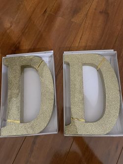 2 Glitter Letters