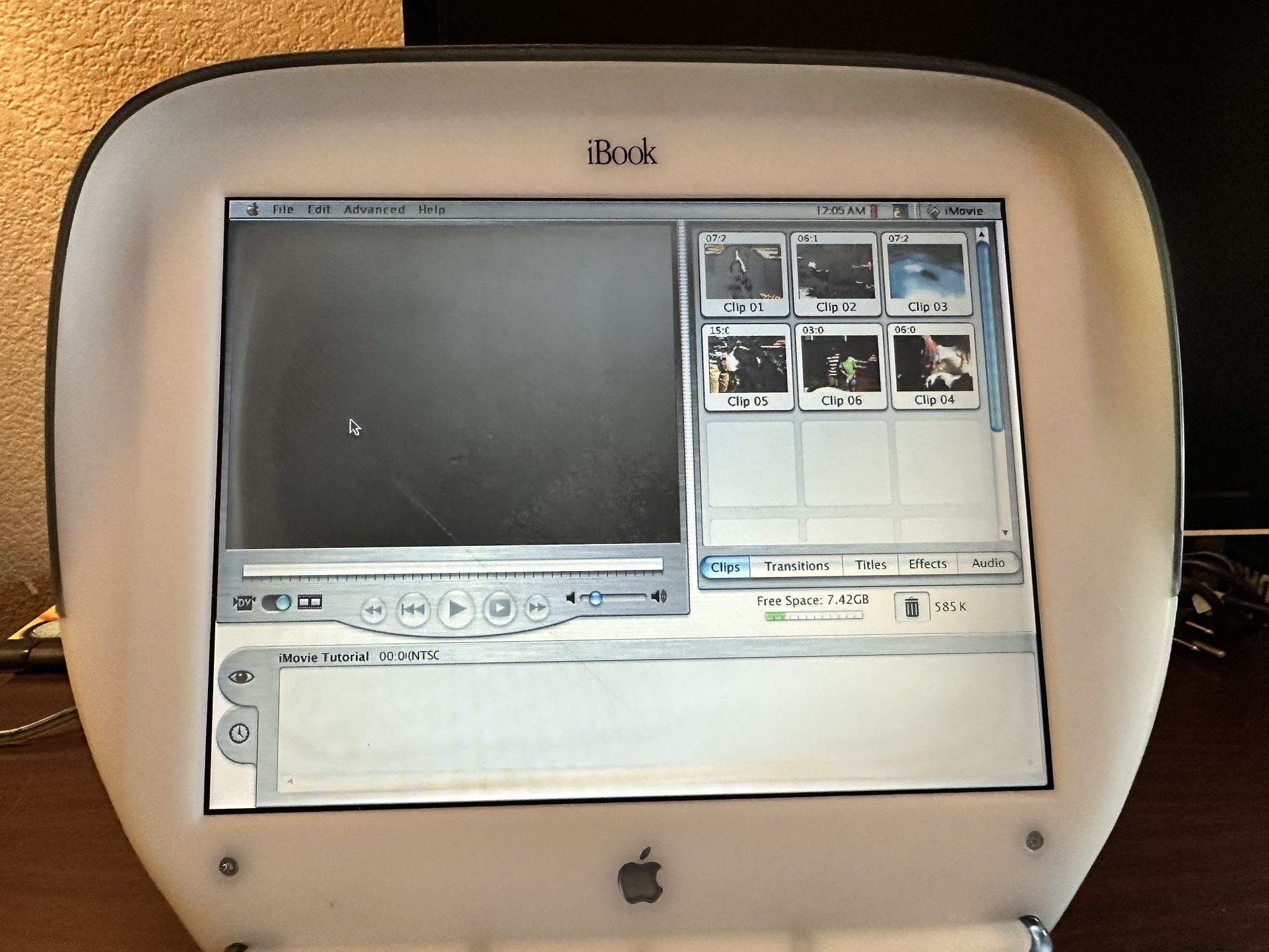 Apple iBook M6411　　ジャンク Apple iBook G3/366 M6411 | Apple Mac OS X 10.1.4 Indigo