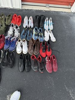 70 pair of shoes and sneakers in good condition All size 13 $25 each or best offer for all of them