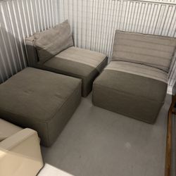 Gray 3 piece Sofa Set  Must Pick Up