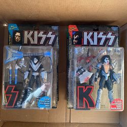 Vintage McFarlane Kiss Figures 