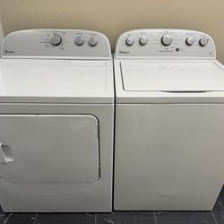 Whirlpool Electric Washer And Dryer Set 