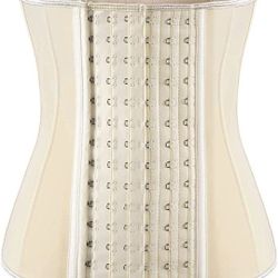 ECOWALSON Waist Trainer for Women - 9/25 Steel Bones & Additional Extender Cincher Corset for Hourglass body Shaper
