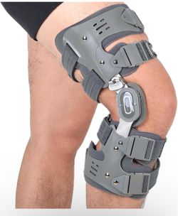Doukom Unloader Knee Brace for Osteoarthritis Pain Relief Right Leg