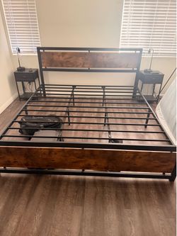 King bed frame