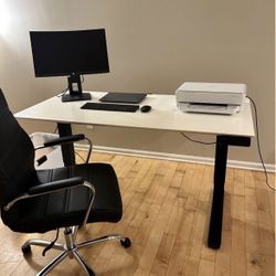 West Elm Electric/Remote Sit-Stand Desk