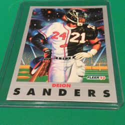 DEION SANDERS ATLANTA’S FINEST CARD NUMBER 263