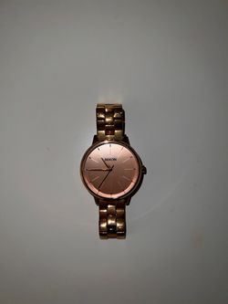 Rose Gold Nixon Watch