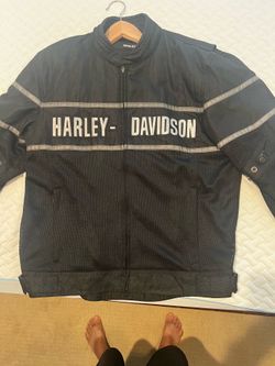Harley Davidson motorcycle jacket with Armor-  Large