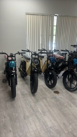 Brand new moped style Ebike assembled or in box both available