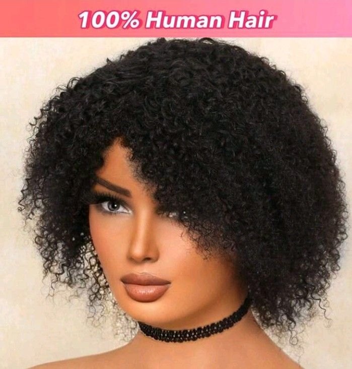 💯 human Hair Wig With Free Installation 