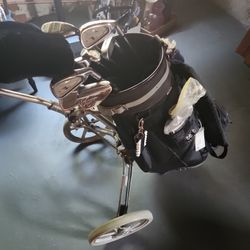 Golf Bag & GOLF Clubs Set And Cart
