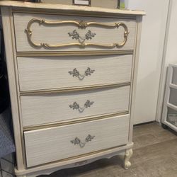 French Style Set of Three Dressers 
