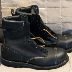 Mens Black Professional Work Boots Brand New