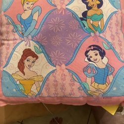 Disney Princess Throw Toss Pillow