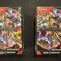 2 Sealed Pitch Black Booster Bundle