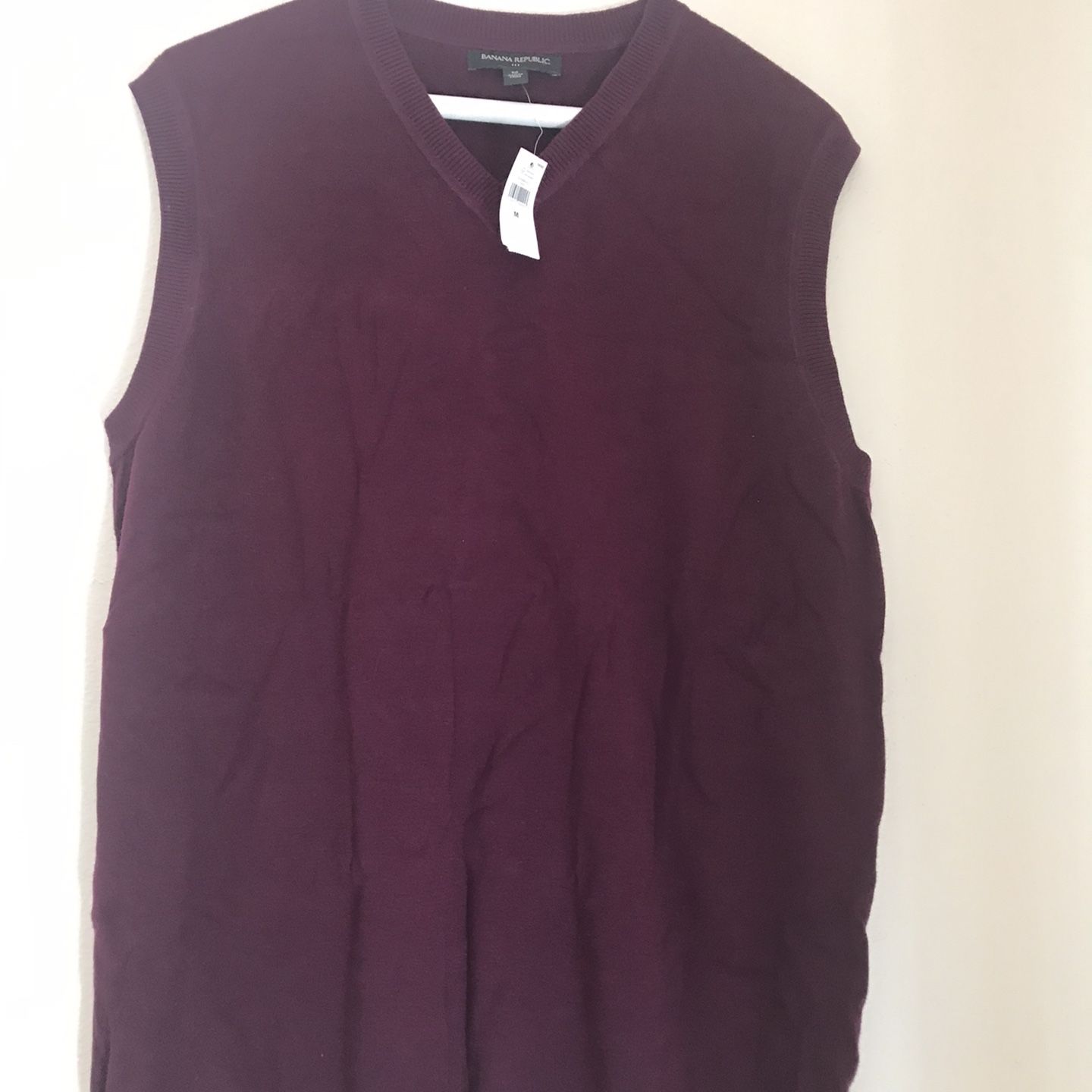 Banana Republic V-Neck Sweter Vest Men Size M