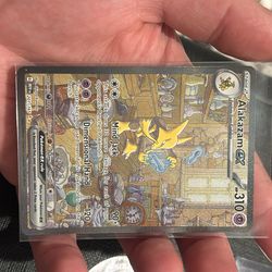 Pokemon Card Alakazam 151 ex SIR