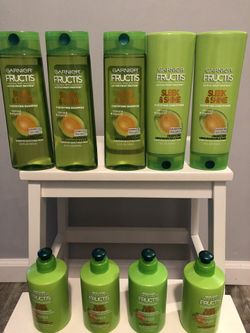 $20 9 bottles of Fructis shampoo and conditioner it’s 370 and 375ml each bottle and pick up Gahanna