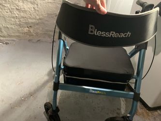 Rollator Walker with Seat and Wheels