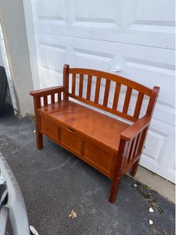 Seat bench with storage $50