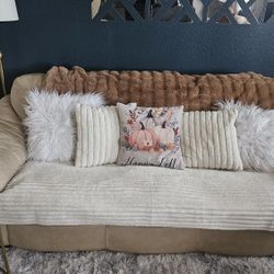 REAL Leather Sofa Set (4 Pieces)