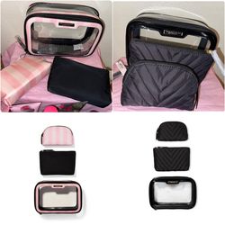 Victoria Secret Beauty Cosmetic Make Up Bag Gift Set (3pcs) other items  available - Hablo Español for Sale in Rialto, CA - OfferUp