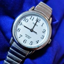 Timex Vintage Classic Indigo Women's Watch Silver Tone