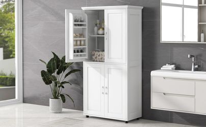Brand New Sealed Tall Wide Bathroom Storage Cabinet