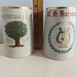 Two Vintage German Mugs