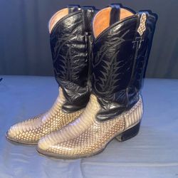Real Snake Skin Boots