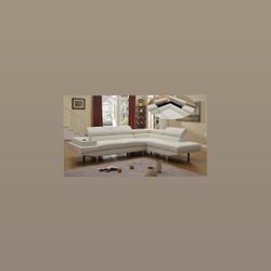 White Sectional