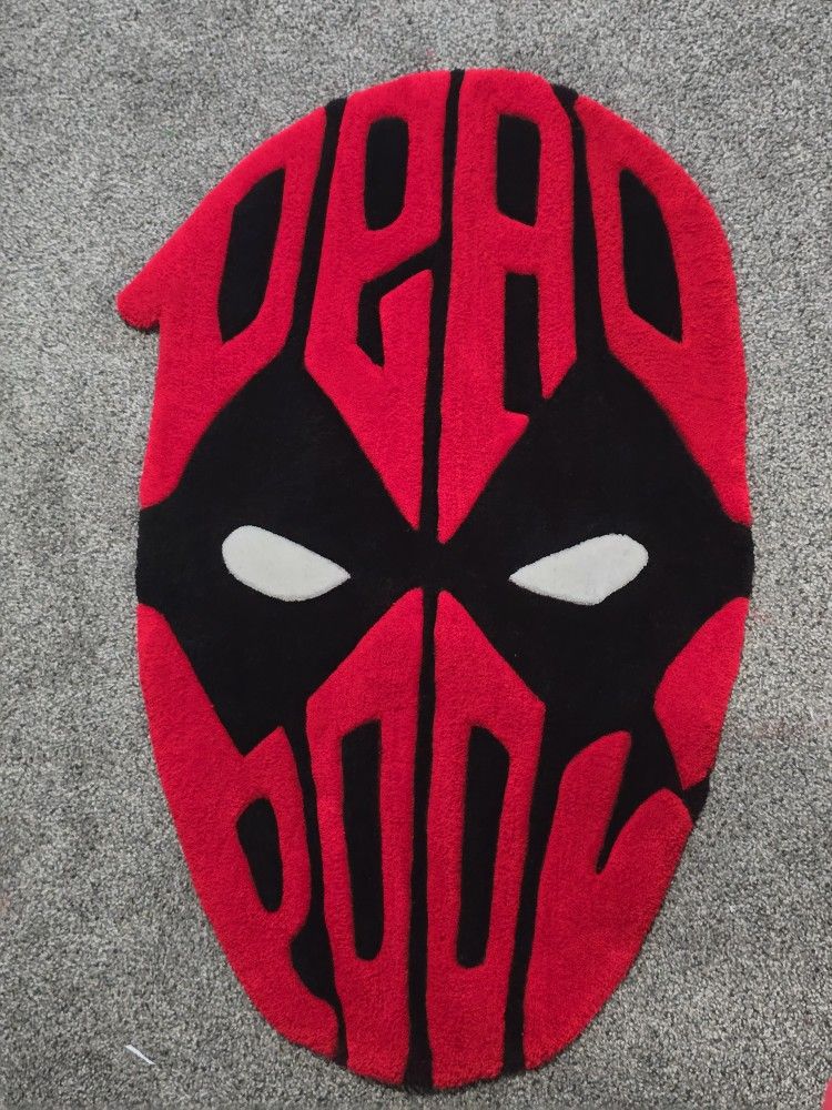 Hand Tufted Custom Deadpool Rug