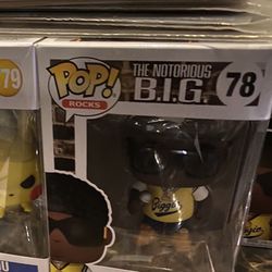 Funko Pop! Notorious B.I.G with crown #77 and with jersey #78 $30 For 2 Funkos 