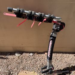 Road-Max by Trimax 4-Bike Hitch Rack (Razorback 4X style) – folds/tilts