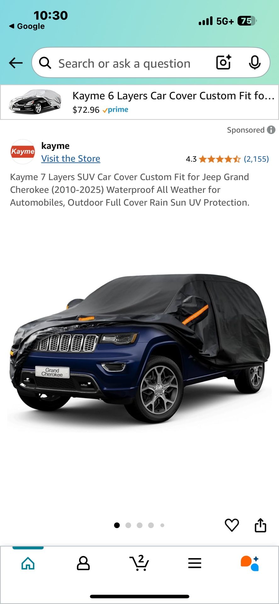 SUV Cover
