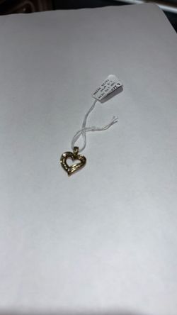 10k Heart Pendant 