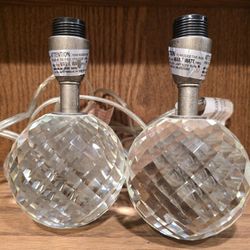 Mini glass table lamps