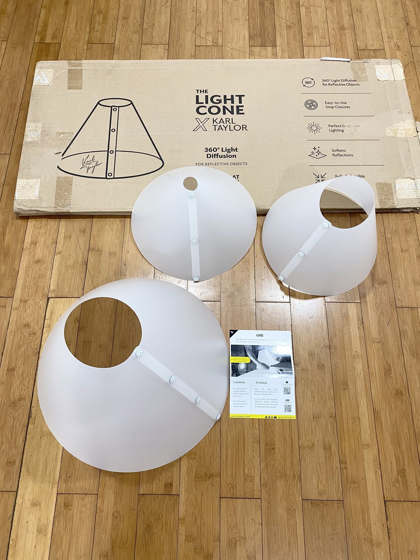 Photo / Video V - Flat Diffusion Light Cones