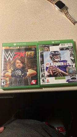 WWE 2K19 Deluxe Edition & Madden NFL 21 Xbox One