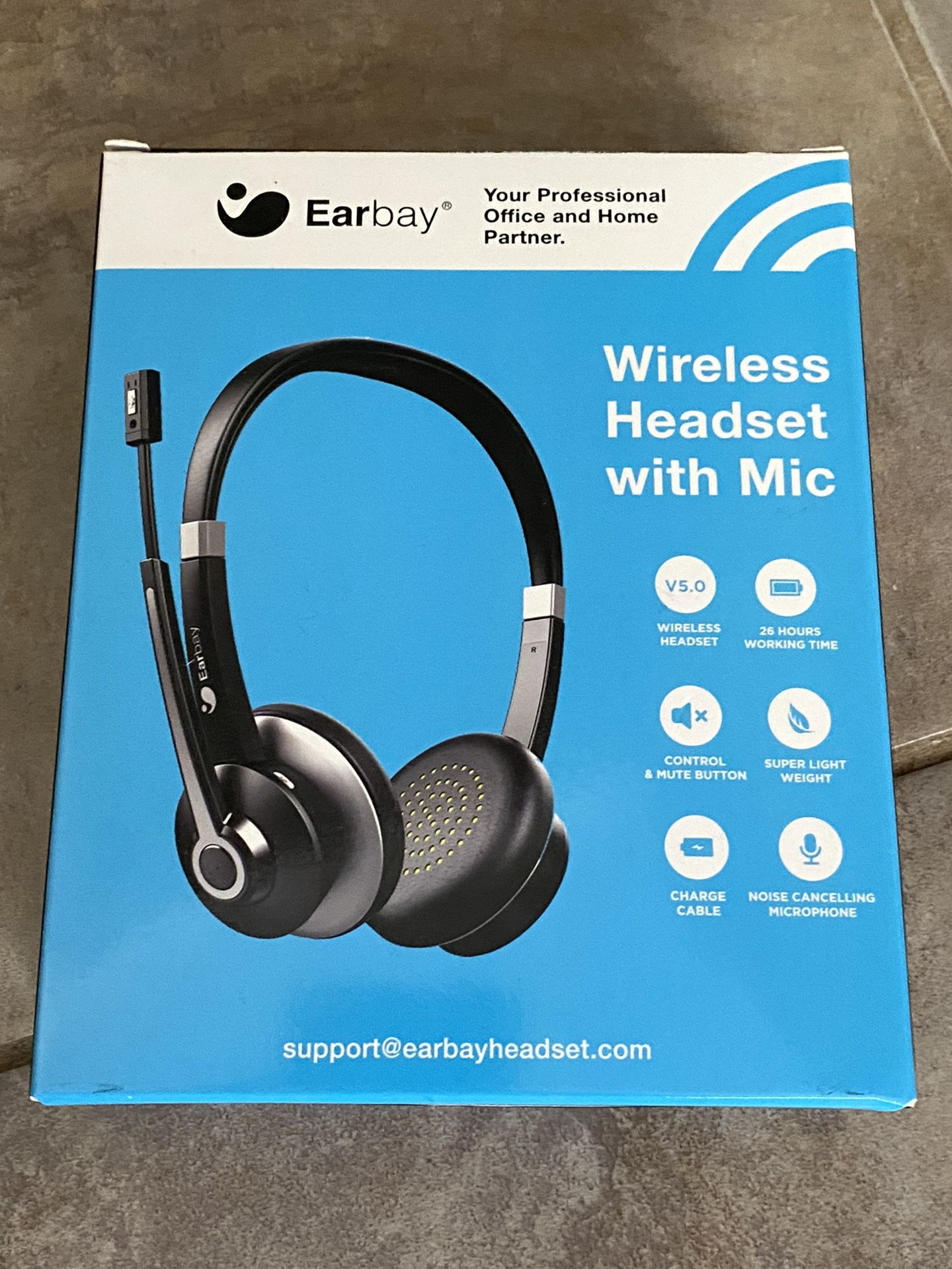 Brand New Wireless Headset With Mic