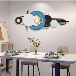Metal Wall Art,Modern Metal Wall Decor 3D Wall Sculptures Handmade Wall Hanging Wall Decor for Living Room/Dinning Room/Bedroom/Entryway/Hallways/Fire